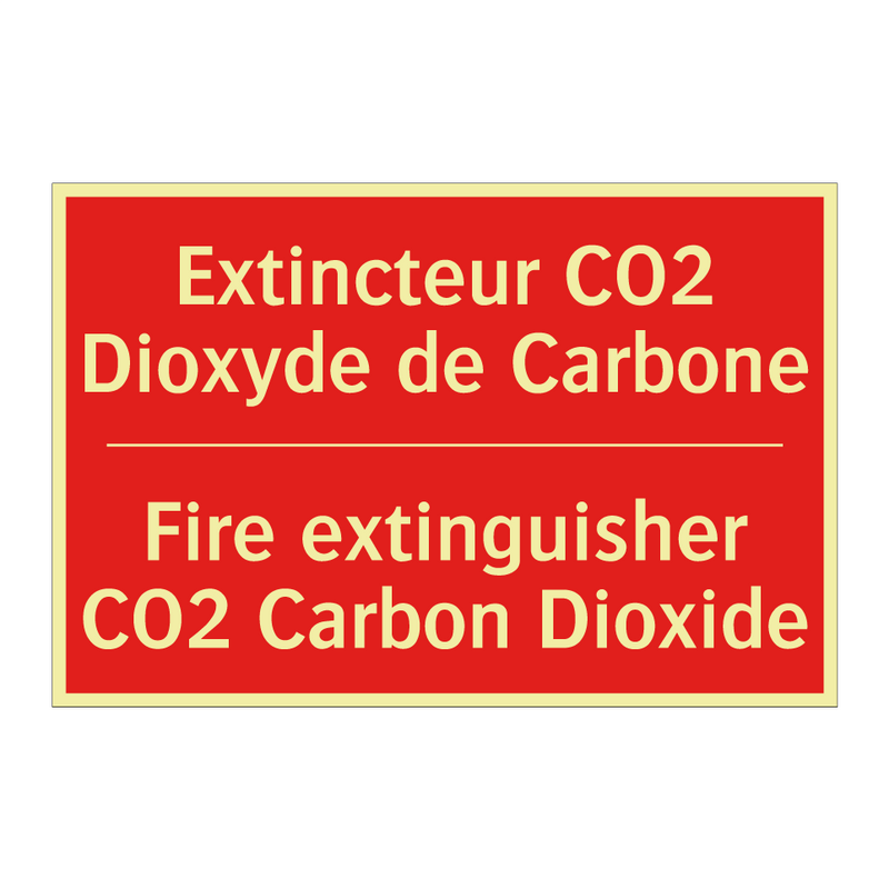 Extincteur CO2 Dioxyde de Carbone /.../ - Fire extinguisher CO2 Carbon Dioxide /.../