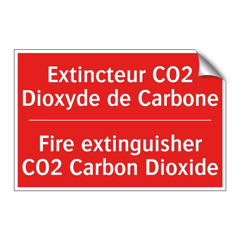 Extincteur CO2 Dioxyde de Carbone /.../ - Fire extinguisher CO2 Carbon Dioxide /.../