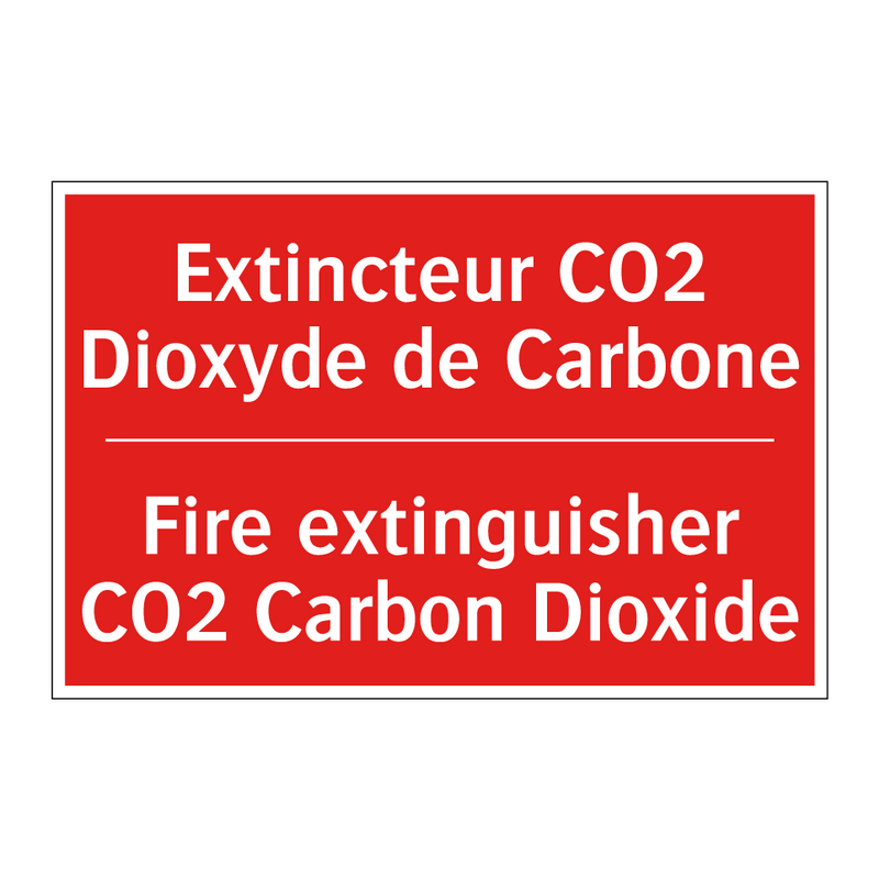 Extincteur CO2 Dioxyde de Carbone /.../ - Fire extinguisher CO2 Carbon Dioxide /.../