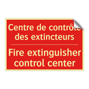 Centre de contrôle des extincteurs /.../ - Fire extinguisher control center /.../