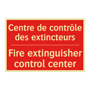 Centre de contrôle des extincteurs /.../ - Fire extinguisher control center /.../
