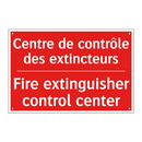 Centre de contrôle des extincteurs /.../ - Fire extinguisher control center /.../