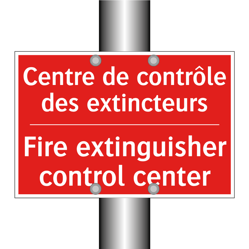 Centre de contrôle des extincteurs /.../ - Fire extinguisher control center /.../