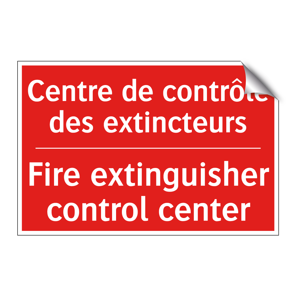 Centre de contrôle des extincteurs /.../ - Fire extinguisher control center /.../