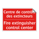 Centre de contrôle des extincteurs /.../ - Fire extinguisher control center /.../