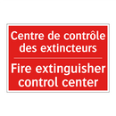 Centre de contrôle des extincteurs /.../ - Fire extinguisher control center /.../