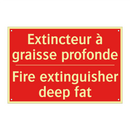 Extincteur à graisse profonde - Fire extinguisher deep fat