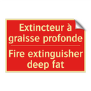 Extincteur à graisse profonde - Fire extinguisher deep fat