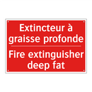Extincteur à graisse profonde - Fire extinguisher deep fat