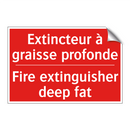 Extincteur à graisse profonde - Fire extinguisher deep fat