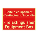 Boîte d'équipement d'extincteur /.../ - Fire Extinguisher Equipment Box /.../