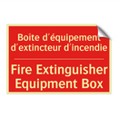 Boîte d'équipement d'extincteur /.../ - Fire Extinguisher Equipment Box /.../