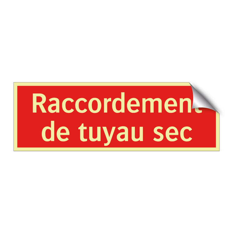 Raccordement de tuyau sec