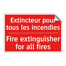 Extincteur pour tous les incendies /.../ - Fire extinguisher for all fires /.../