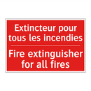 Extincteur pour tous les incendies /.../ - Fire extinguisher for all fires /.../