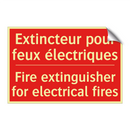Extincteur pour feux électriques /.../ - Fire extinguisher for electrical /.../