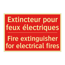 Extincteur pour feux électriques /.../ - Fire extinguisher for electrical /.../