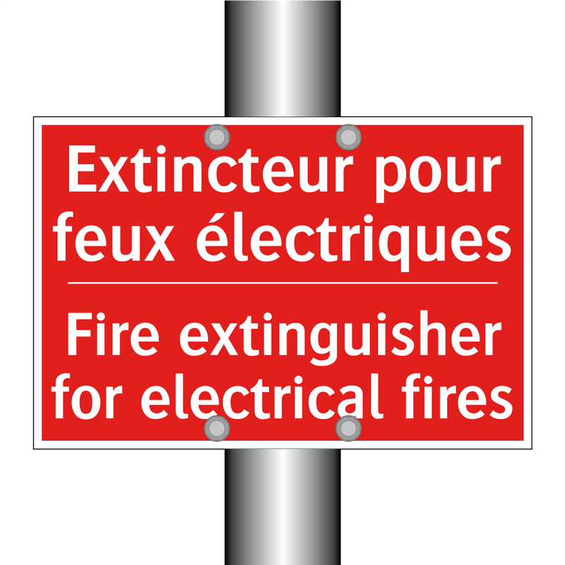 Extincteur pour feux électriques /.../ - Fire extinguisher for electrical /.../