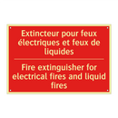 Extincteur pour feux électriques /.../ - Fire extinguisher for electrical /.../
