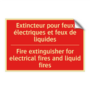 Extincteur pour feux électriques /.../ - Fire extinguisher for electrical /.../