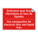 Extincteur pour feux électriques /.../ - Fire extinguisher for electrical /.../
