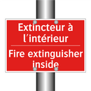 Extincteur à l'intérieur - Fire extinguisher inside