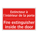 Extincteur à l'intérieur de la /.../ - Fire extinguisher inside the door /.../