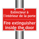 Extincteur à l'intérieur de la /.../ - Fire extinguisher inside the door /.../