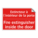 Extincteur à l'intérieur de la /.../ - Fire extinguisher inside the door /.../
