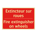 Extincteur sur roues - Fire extinguisher on wheels