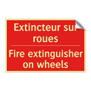 Extincteur sur roues - Fire extinguisher on wheels