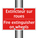Extincteur sur roues - Fire extinguisher on wheels