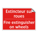 Extincteur sur roues - Fire extinguisher on wheels