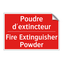 Poudre d'extincteur - Fire Extinguisher Powder