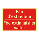Eau d'extincteur - Fire extinguisher water