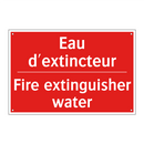Eau d'extincteur - Fire extinguisher water