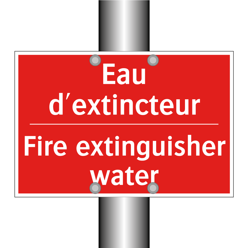 Eau d'extincteur - Fire extinguisher water