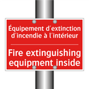 Équipement d'extinction d'incendie /.../ - Fire extinguishing equipment inside /.../