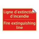 Ligne d'extinction d'incendie - Fire extinguishing line
