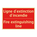 Ligne d'extinction d'incendie - Fire extinguishing line