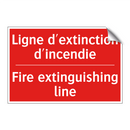 Ligne d'extinction d'incendie - Fire extinguishing line