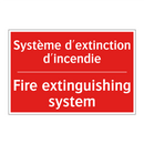 Système d'extinction d'incendie /.../ - Fire extinguishing system