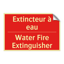 Extincteur à eau - Water Fire Extinguisher