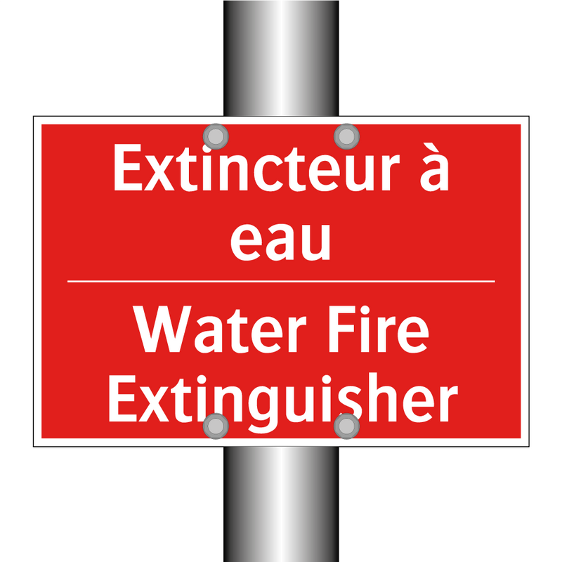 Extincteur à eau - Water Fire Extinguisher
