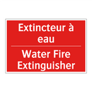 Extincteur à eau - Water Fire Extinguisher