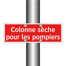 Colonne sèche pour les pompiers