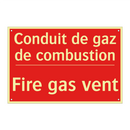 Conduit de gaz de combustion - Fire gas vent