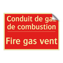 Conduit de gaz de combustion - Fire gas vent
