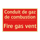 Conduit de gaz de combustion - Fire gas vent