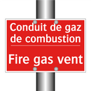 Conduit de gaz de combustion - Fire gas vent